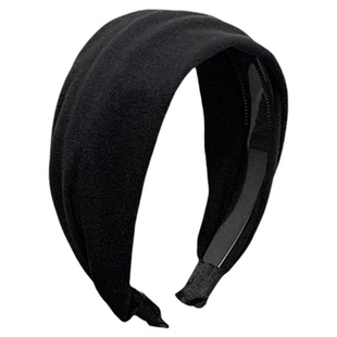 高颅顶咖色发带宽边发箍女2025新款日常外戴头箍压发发捆发卡头饰