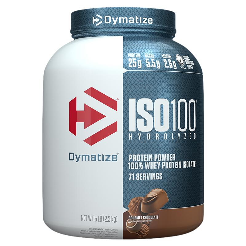Dymatize狄马泰斯ISO100水解分离纯乳清蛋白质粉5磅分离蛋白粉