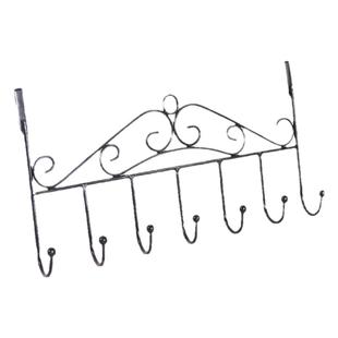 门后挂钩免打孔墙上挂衣架卧室门上挂架壁挂收纳置物架衣服帽衣钩