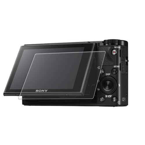 适用于索尼屏幕贴膜黑卡7 RX100M7 M5 M6 ZV1 m2高清防爆钢化膜