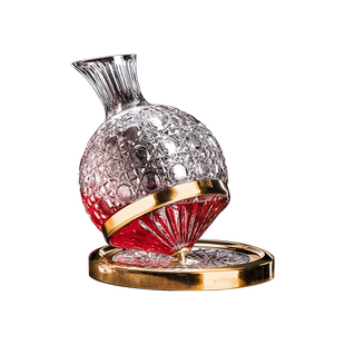 轻奢不倒翁醒酒器奢华高档陀螺红酒醒酒壶家用旋转葡萄酒扎壶摆件