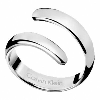 CalvinKlein正品高级戒指银色