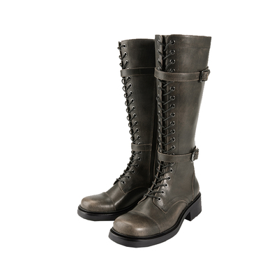 VagabondKARLIE圆头马丁靴长靴