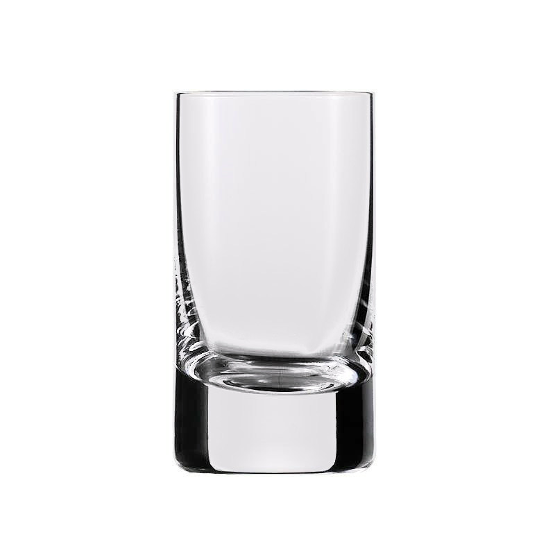 二两白酒杯家用水晶玻璃shot子弹杯直身酒杯100ml带收纳架套装