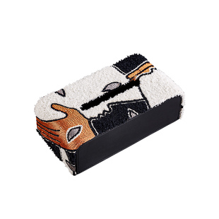 原创设计环保级钢琴烤漆木质纸巾盒前台收银台桌面抽纸盒法式摆件