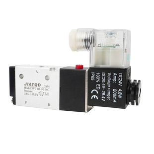 气动电磁阀3V210-08-NC二位三通电磁换向控制阀220V/DC24V气阀