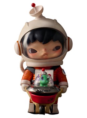 泡泡玛特Hirono小野宇航员手办