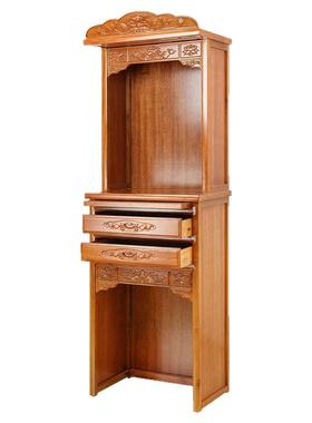 精选金花梨现代实木立柜佛龛神柜佛具神楼神台家用供奉财神爷新居