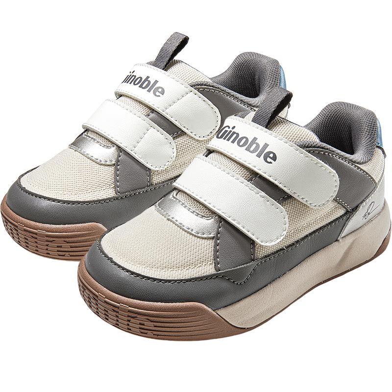 【潮流面包鞋】基诺浦秋款男女宝宝复古潮酷学步板鞋GW1766