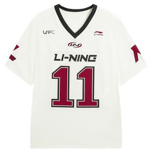 李宁短袖T恤男士运动生活系列男装V领上衣夏季休闲简约针织运动服