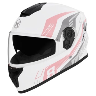 2025新款全盔冬季女款摩托车头盔超轻便骑行安全帽四季通用带围脖