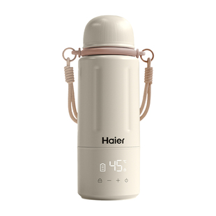 海尔恒温调奶器便携式户外旅行烧水壶泡奶杯大容量数显保温壶