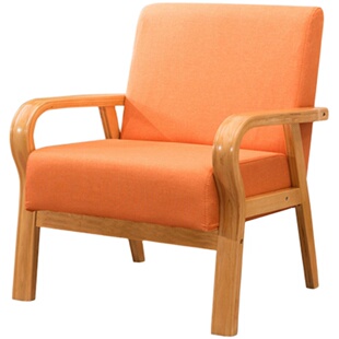 简约现代办公室休息区商务会客贵宾接待洽谈单人小沙发椅茶几组合