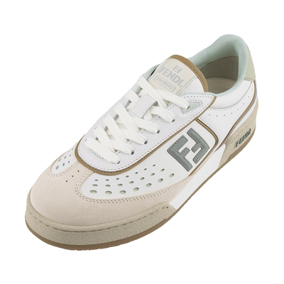 芬迪女经典Match皮质运动鞋女