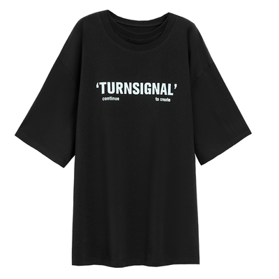 TurnSignal中长款t恤女夏