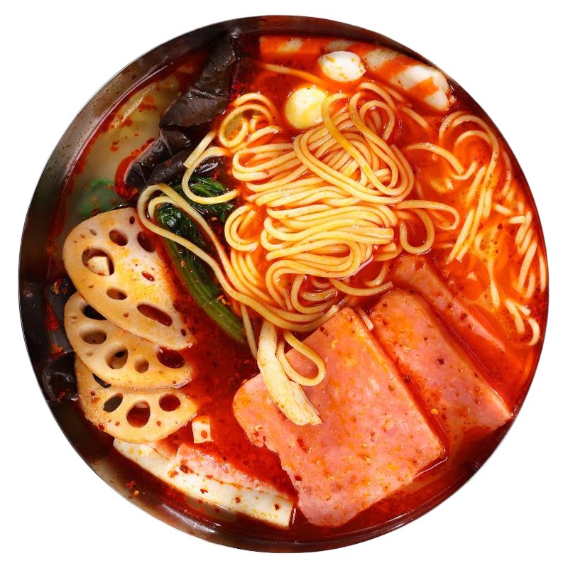 老式麻辣烫黏糊速食夜宵麻辣自煮