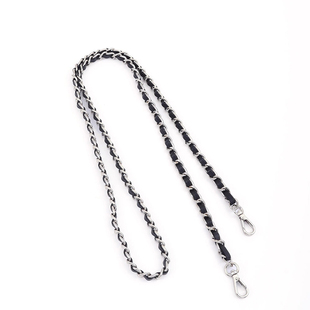 适用mlb黑色水桶包链条改造千金粉香水包链子腋下斜挎肩带包配件