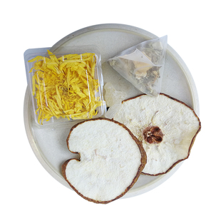 乐作丨梨菊清饮梨菊茶雪梨片金丝菊冰糖枇杷叶罗汉果6包装