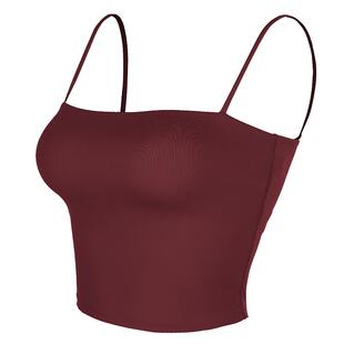 annerun细肩带运动吊带女聚拢跑步胸衣健身文胸外穿收腰瑜伽背心