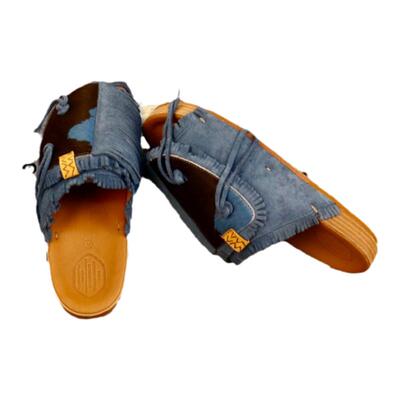 visvim uncle gui26ss新款马毛拼接时尚百搭流苏麂皮网红情侣潮鞋