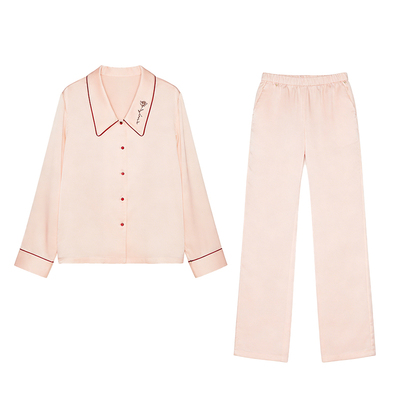 【法式轻奢】烫钻缎面睡衣套装