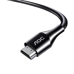 AOC高清线HDMI线连接电脑2.0显示器4K电视高清线细软2K180Hz外接