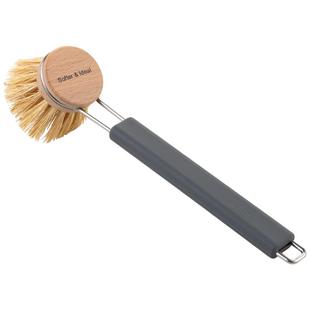 onlycook马毛刷长柄剑麻洗锅刷厨房软毛不伤锅专用清洁刷子洗碗刷