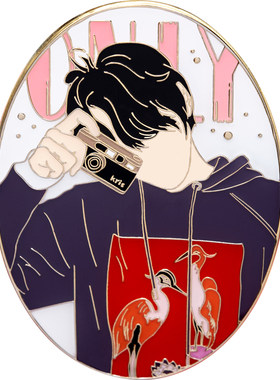 KrisONLY胸针金属徽章