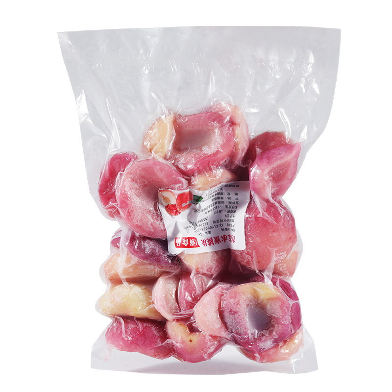 冷冻水蜜桃块新鲜水果果肉饮料