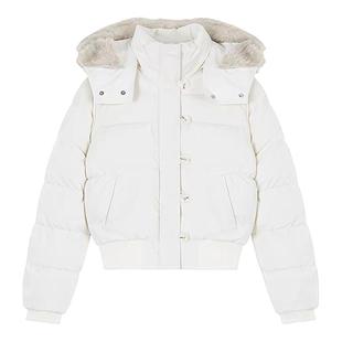 高级感内里加厚羊羔毛羽绒棉服女秋冬季新款毛领短款保暖棉袄外套