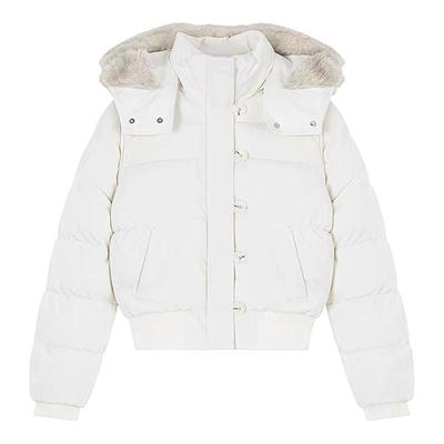 高级感内里加厚羊羔毛羽绒棉服