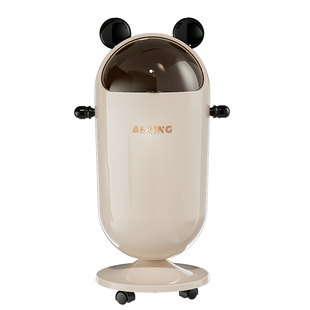 2026新款厨房垃圾桶家用客厅高颜值带盖可移动大容量免弯腰高脚