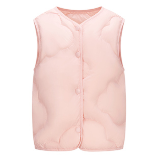 红豆童装儿童羽绒服内胆秋冬新款男女童宝宝保暖轻薄羽绒加厚背心