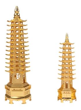 铜色三种九层十三层文昌塔摆件
