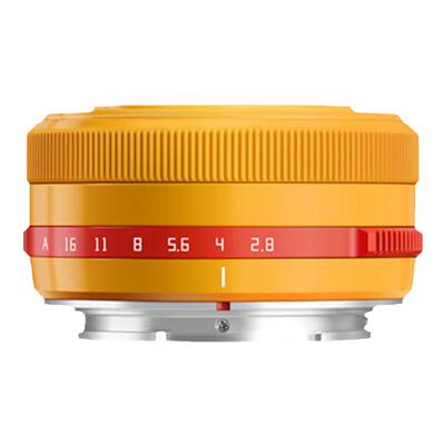 橙色限量款铭匠光学27mmF2.8