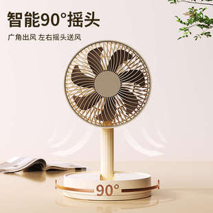 折叠usb小风扇便携式 随身小型充电家用宿舍办公室桌面大风力台式