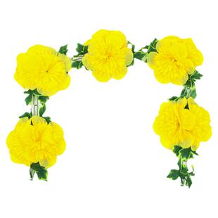 清明节扫墓花上坟祭祀祭奠仿真菊花墓碑挂花装饰塑料绢布花藤拉花