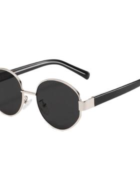 2025新款个性椭圆复古尼龙太阳镜