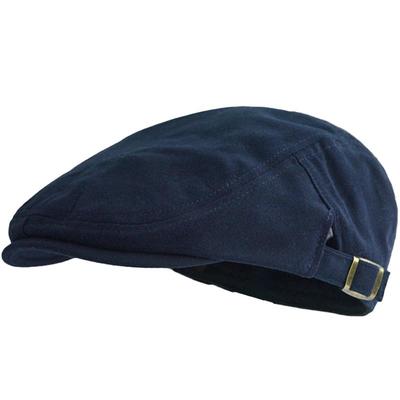 日系反戴儿童前进帽子男女童雅痞个性亲子贝雷帽复古刺绣画家帽潮