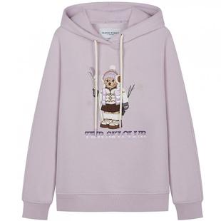TeenieWeenie小熊女装卫衣秋冬季新款休闲活力大熊图案连帽上衣