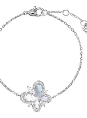 高银版手链女EGEM意境S925纯银