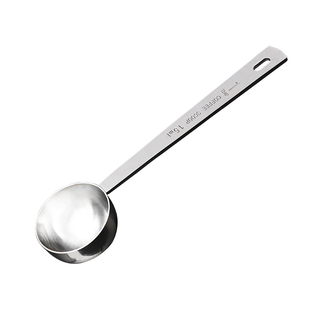 不锈钢量勺咖啡豆果粉勺10克数奶粉勺子刻度计量勺量匙15毫升20克