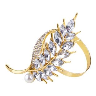 酒店餐巾扣植物昆虫系列 墨绿色蜻蜓口布扣 样板房会所摆台口布圈