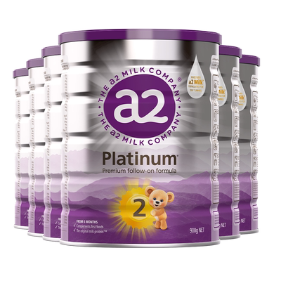 【6罐装】澳洲a2奶粉2阶段二阶段白金版进口婴幼儿官方旗舰店三段