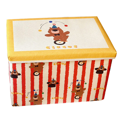 PP板材质折叠带盖玩具衣服收纳箱