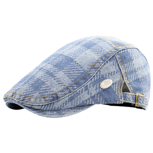 儿童帽子男孩女孩洋气鸭舌帽中小幼童四季款前进帽复古可爱贝雷帽