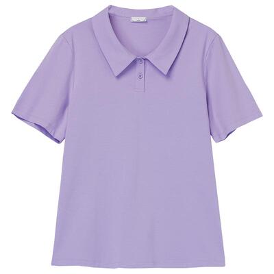 洋气大码polo衫宽松大码妈妈