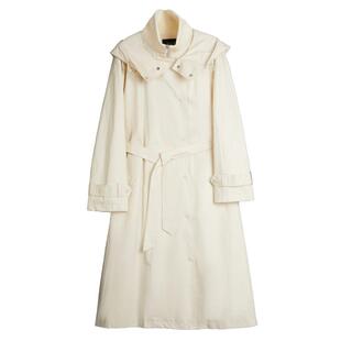 ELLE法式赫本风简约时尚风衣女2026春季新款简约高级感气质外套