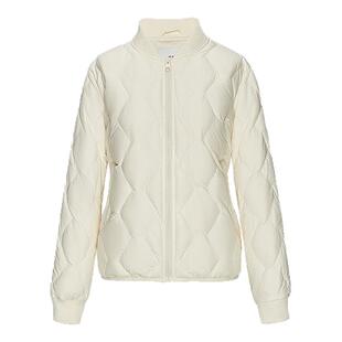 HLA/海澜之家保暖羽绒服25秋冬新款远红外棒球领利落休闲外套女装