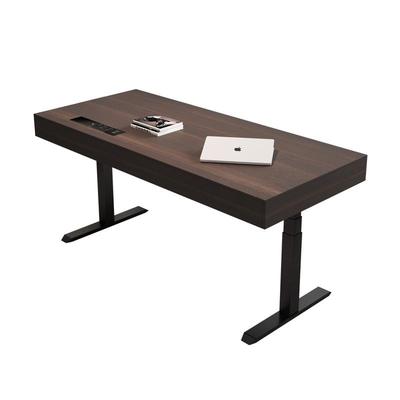 轻奢电动升降书桌实木学习桌